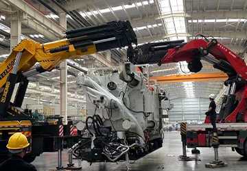 流水線(xiàn)整體遷移起重吊裝運(yùn)輸就位